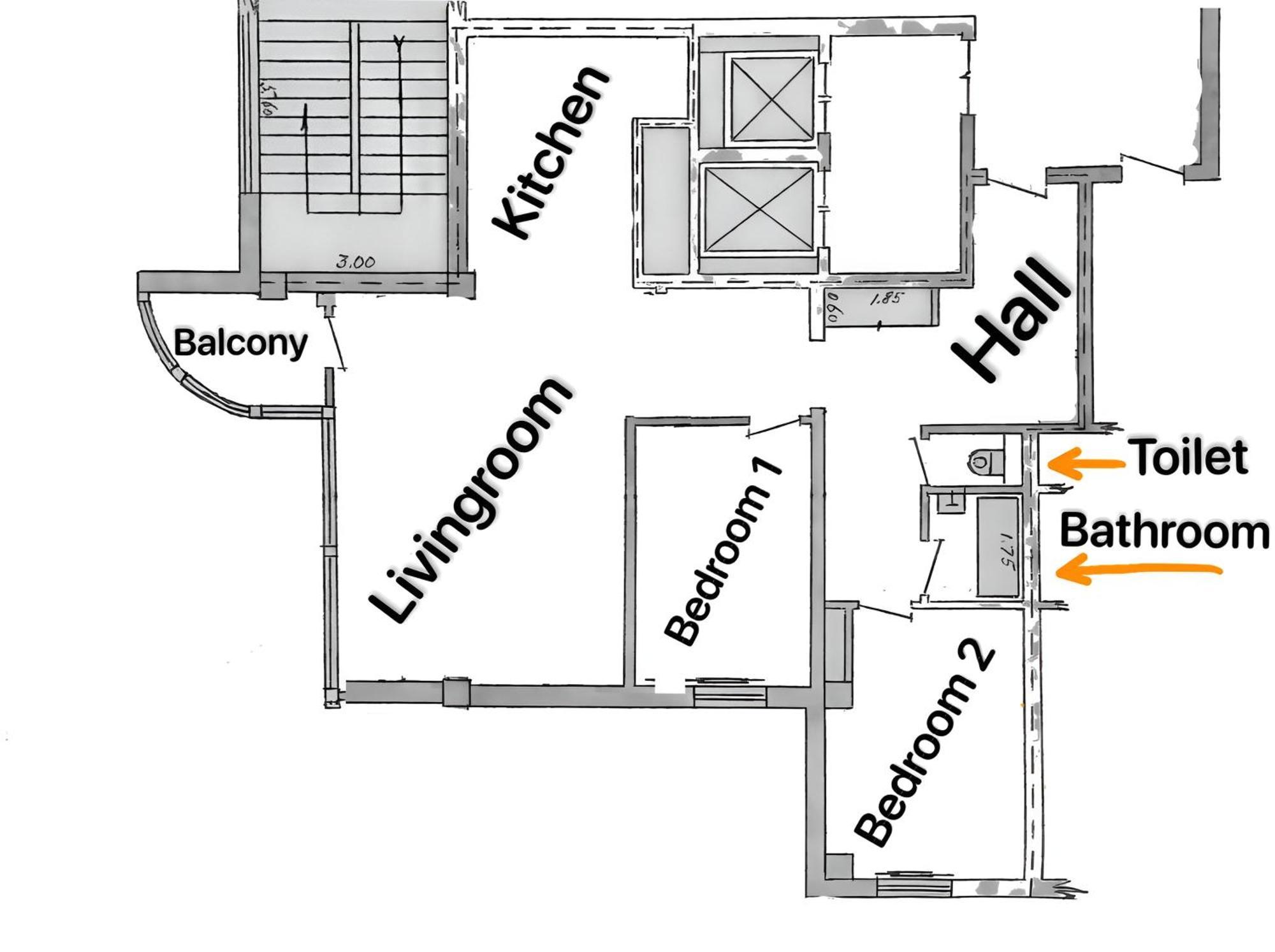 Downtown Big Apartment Tashkent Luaran gambar